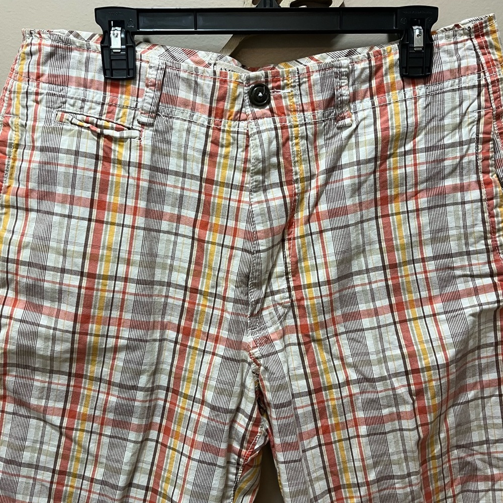 American Eagle Men’s Plaid Shorts Size 33 - Picture 2 of 6